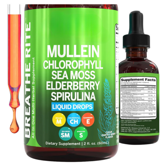 Mullein Drops | Mullein Leaf Extract Drops Supplement