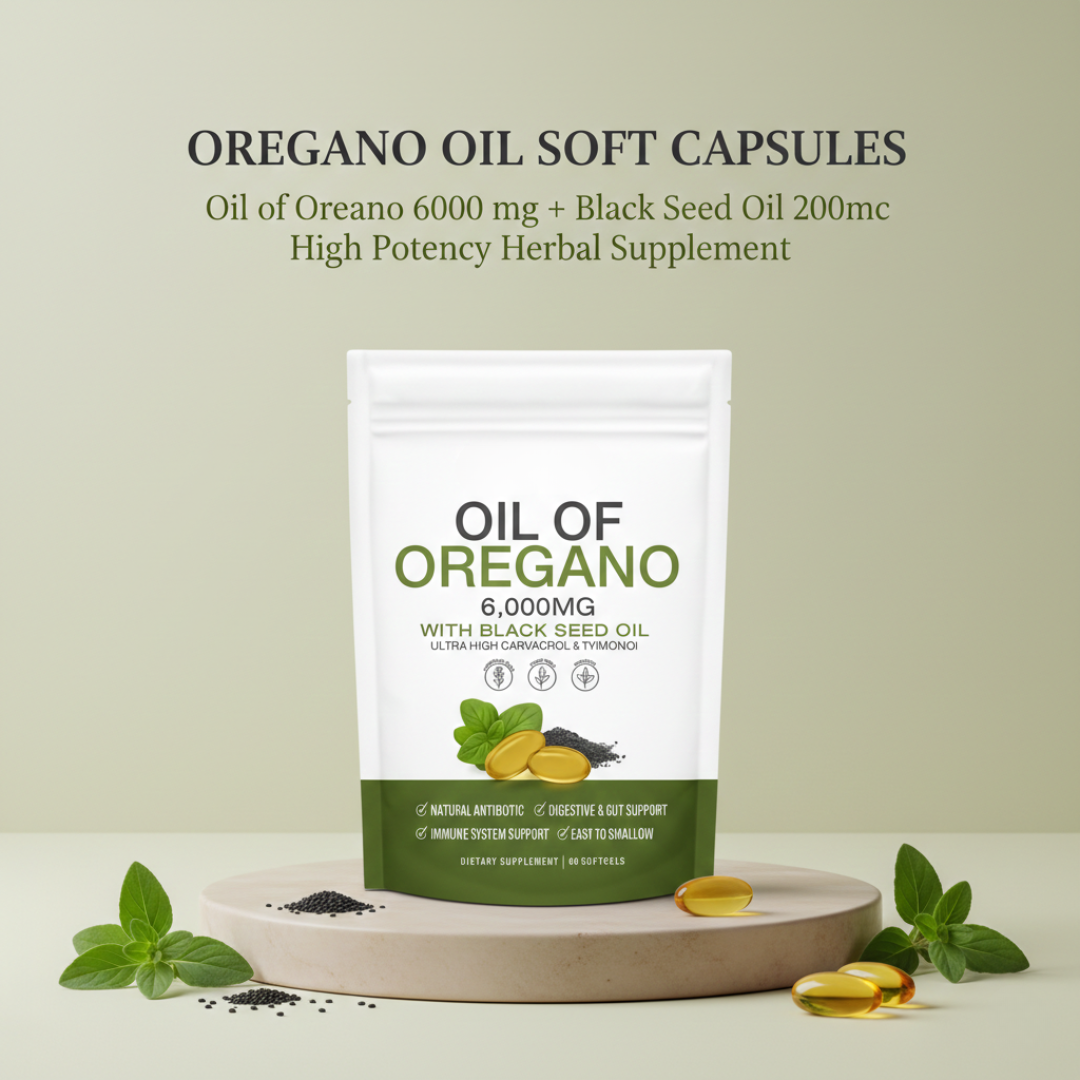 Oregano & Black Cumin Oil Capsules | Everyday Supplement