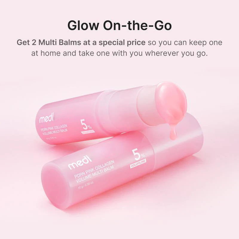 Medicube PDRN Pink Collagen Volume Multi Balm | Smooth, Hydrated Skin with a Plump Glow