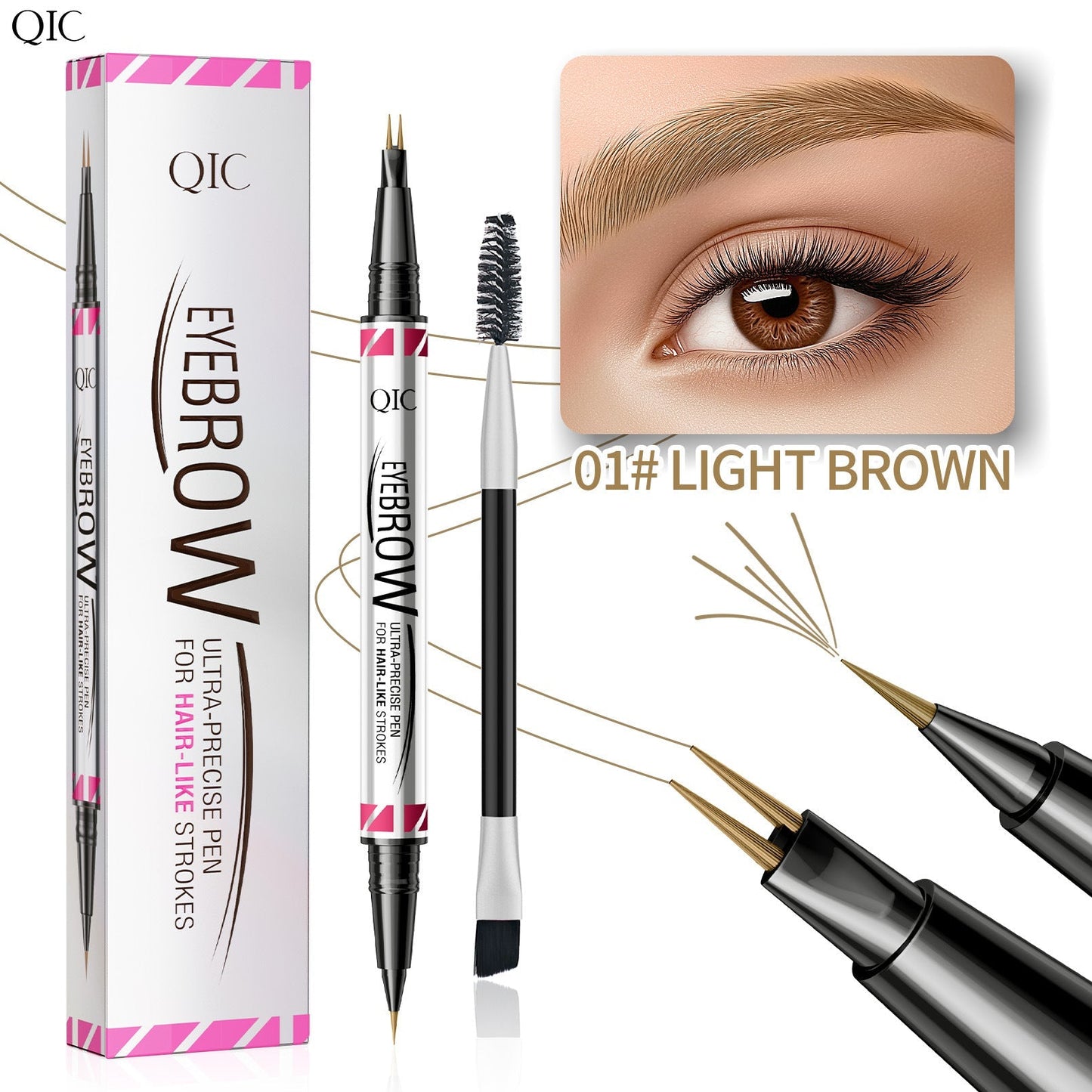 BrowMaster 3D™ | Dual-Ended Eyebrow Pencil