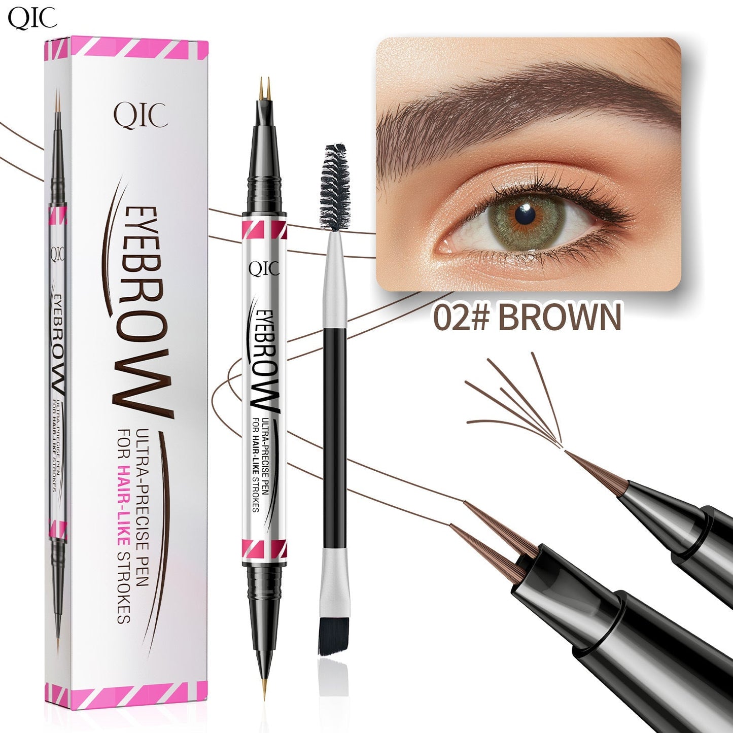BrowMaster 3D™ | Dual-Ended Eyebrow Pencil