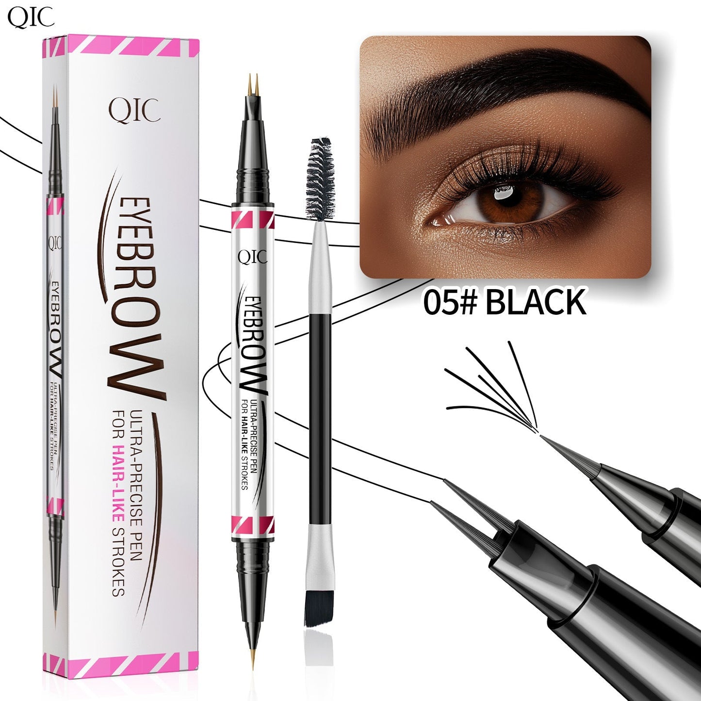 BrowMaster 3D™ | Dual-Ended Eyebrow Pencil