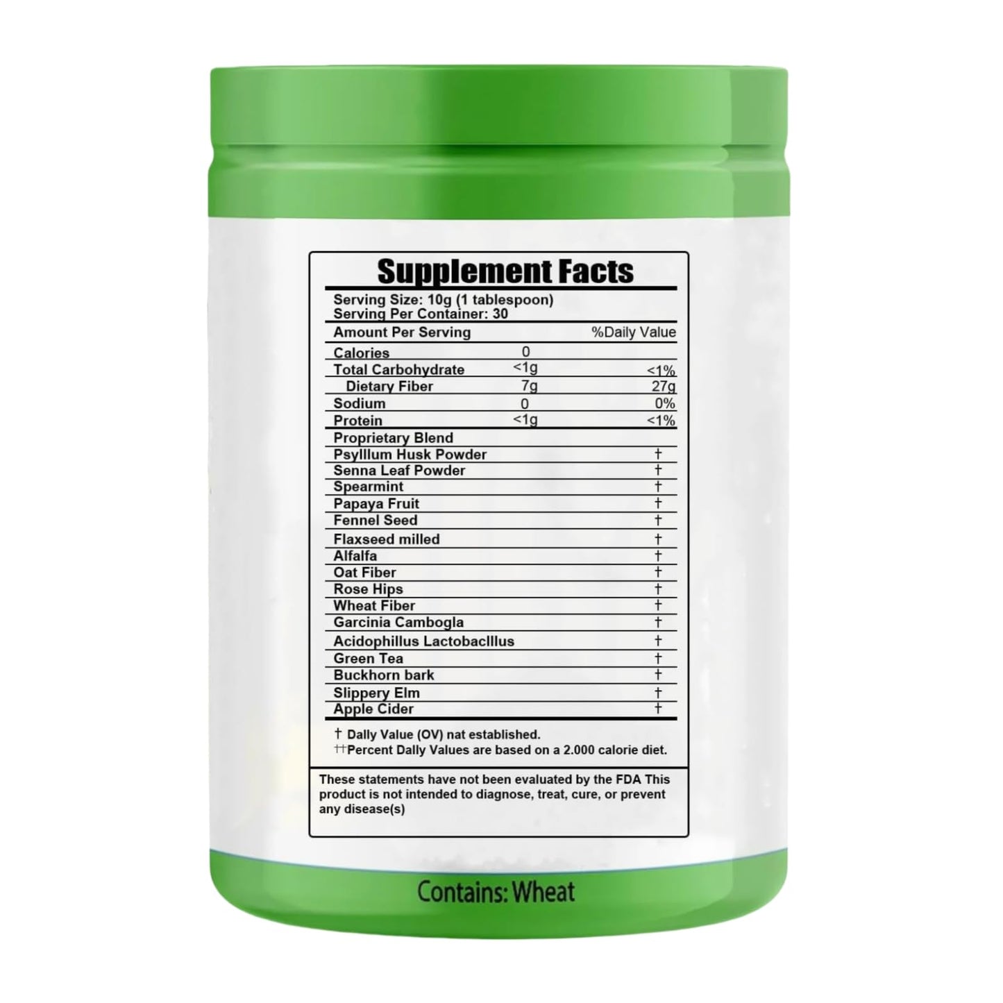 Supreme Detox | Supplement with Natural Fibre Powder in Pineapple Flavour